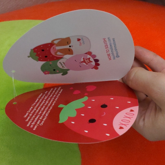 Strawberry squishmallow 24" BNWT - Picture 3 of 3